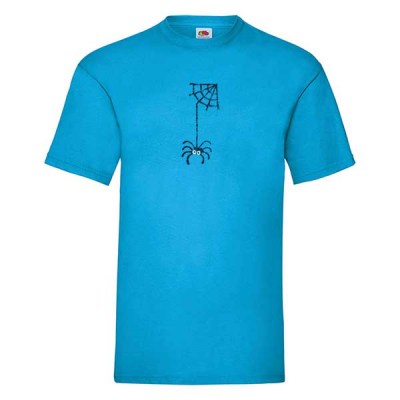 ΤΥΡΚΟΥΑΖ t-shirt FRUIT OF THE LOOM με στάμπα A283